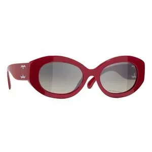 CHANEL | Accessories | Chanel Deep Red Oval Sunglasses Nwt  display picture 1